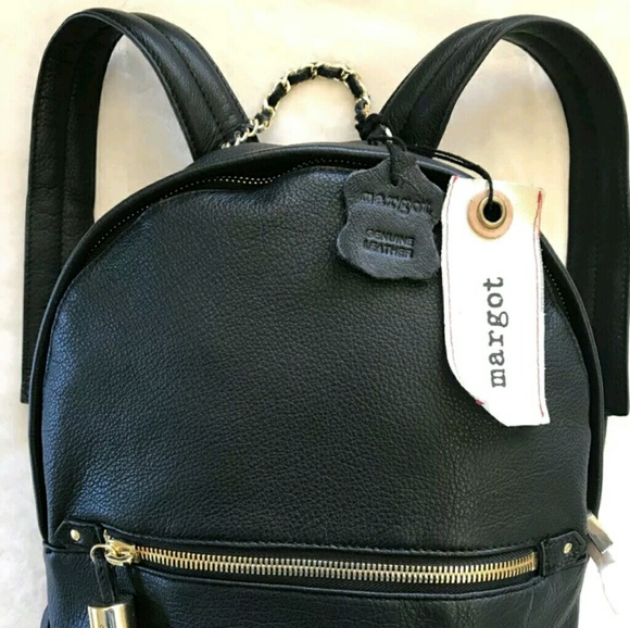 Anthropologie Bags Margot Anthropologi Genuine Black Leather